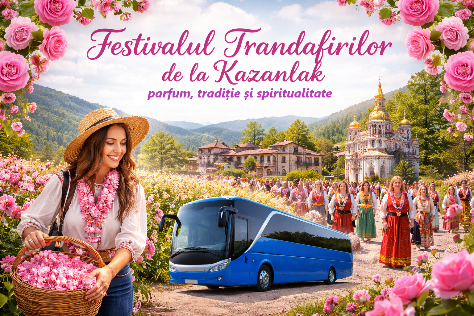 Festivalul Trandafirilor de la Kâzânlâk 07.06.2026