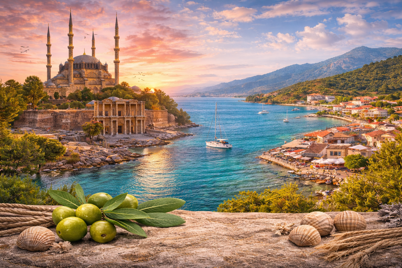 DESCOPERĂ AYVALIK – INSULA LESBOS ȘI COMOARA DIN EFES 22.06.2026-29.06.2026