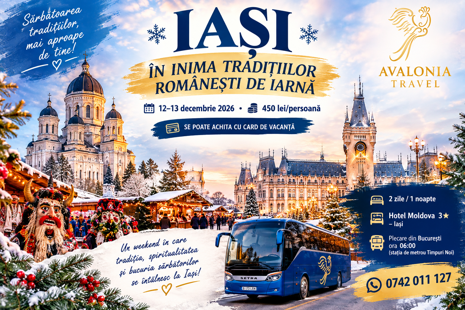 🎄 IAȘI – ÎN INIMA TRADIȚIILOR ROMÂNEȘTI DE IARNĂ